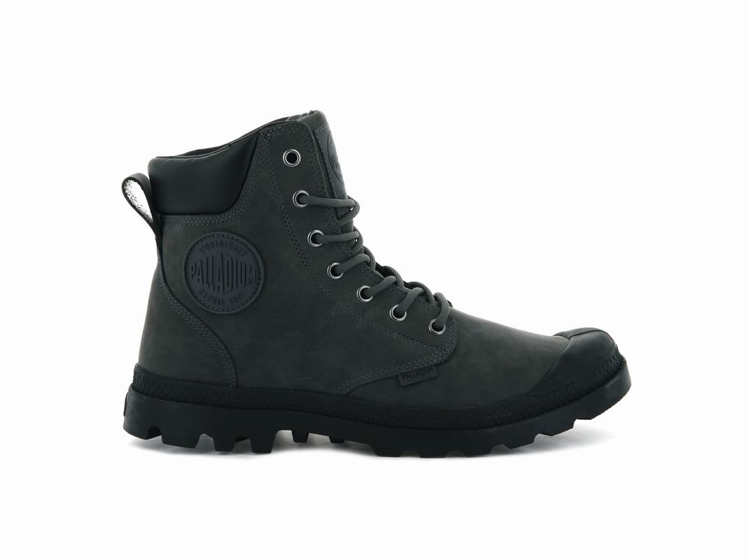 Palladium Pampa Cuff Wp Lux Muške Vodootporna Čizme Crne ||JY3612094||